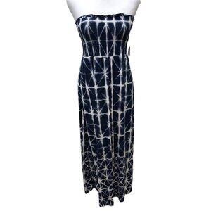 NWT Soma Invisible Support Tube Top Knit Dress With Straps Shirred Top